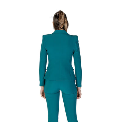 Black Polyester Blazer