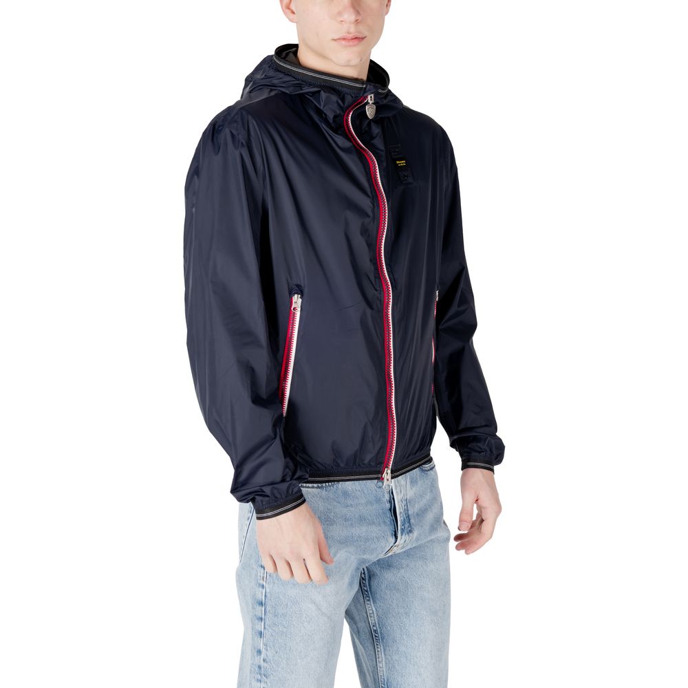 Blue Polyamide Shell Jacket