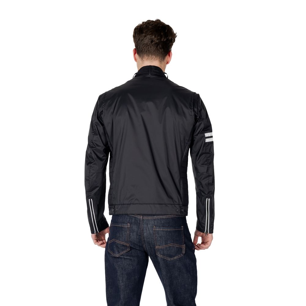 Black Polyamide Biker Jacket