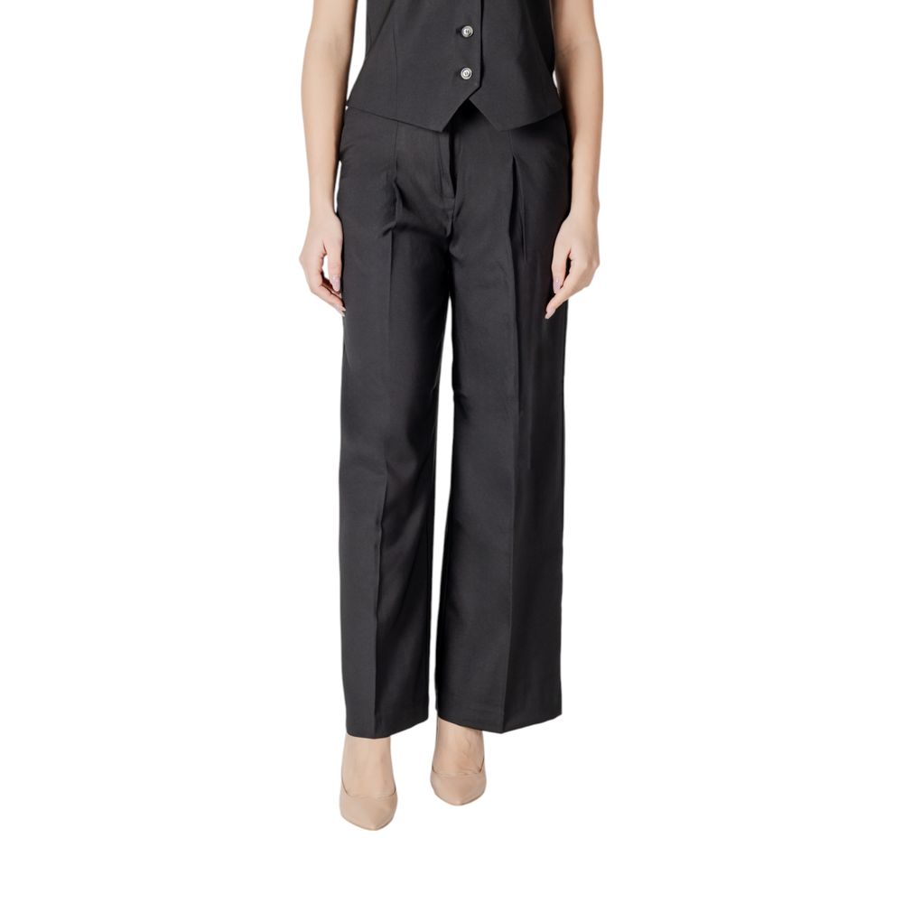 Black Polyester Pant