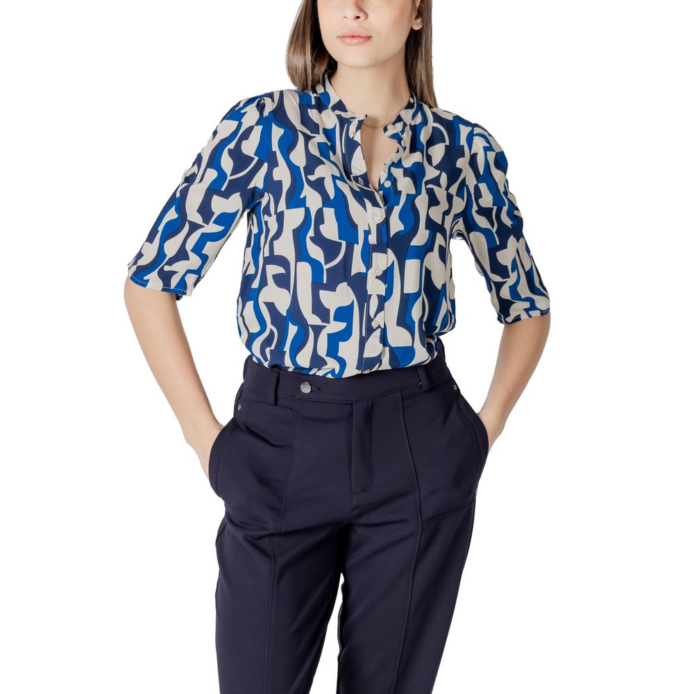 Blue Viscose Blouse