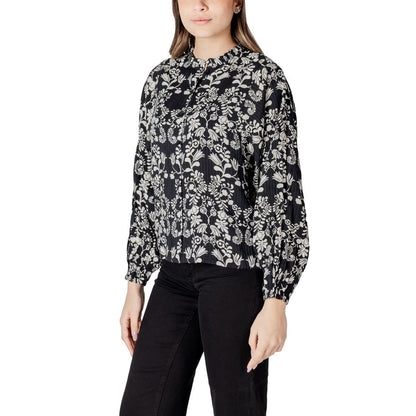 Black Viscose Blouse
