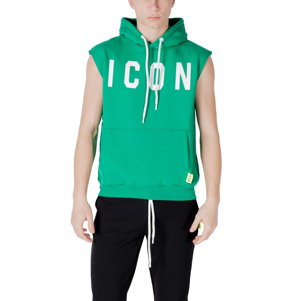Green Cotton Hoodie