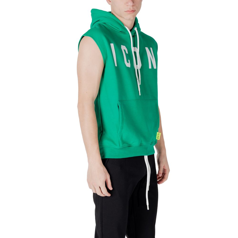 Green Cotton Hoodie