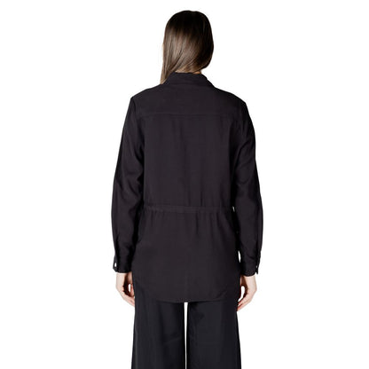 Black Viscose Blouse