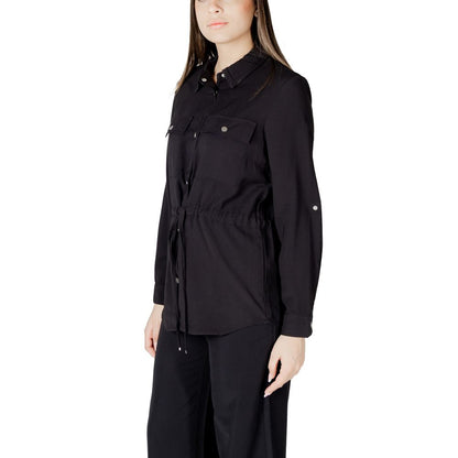Black Viscose Blouse