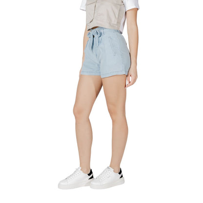 Light Blue Lyocell Shorts