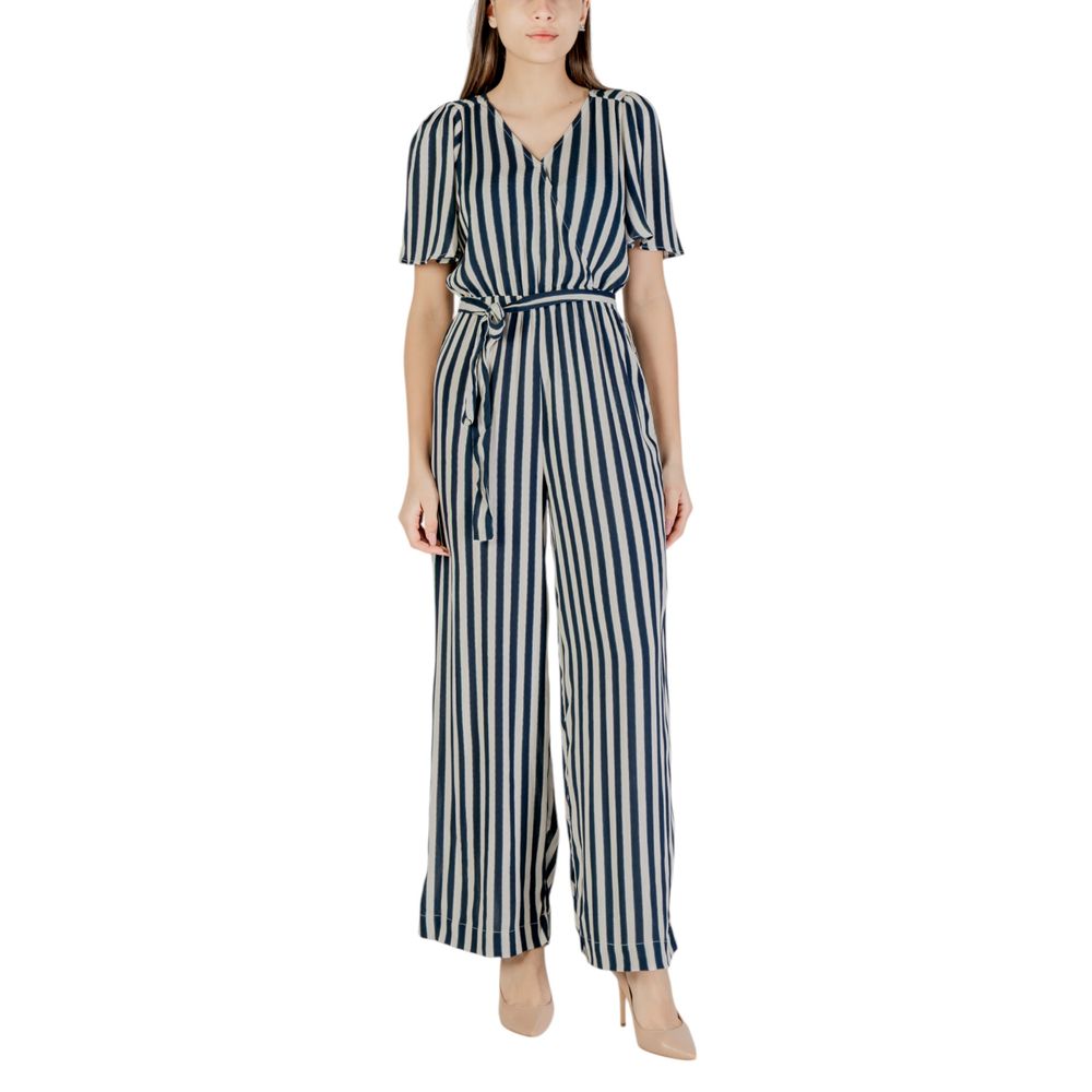Blue Viscose Jumpsuit