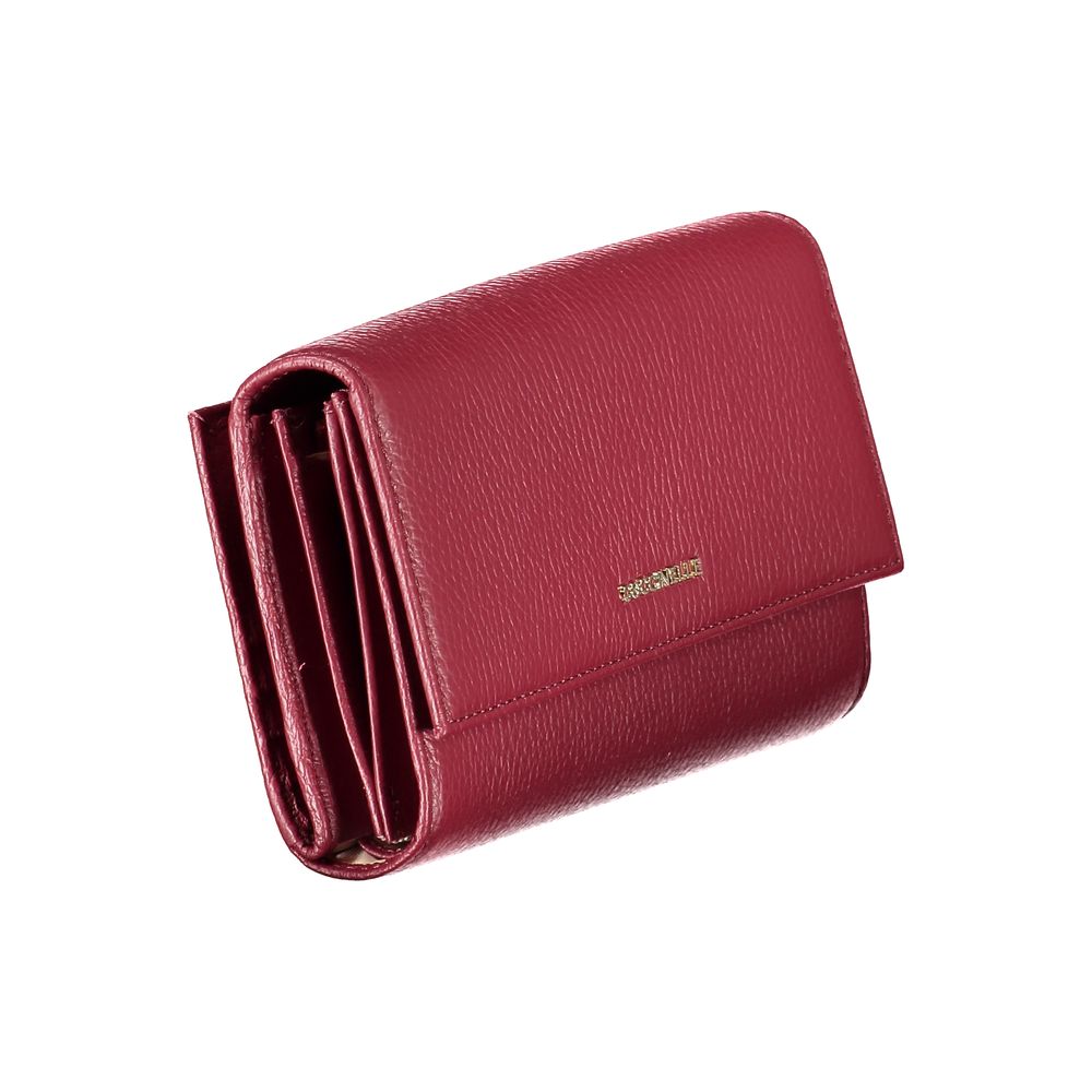 Red Leather Women Wallet