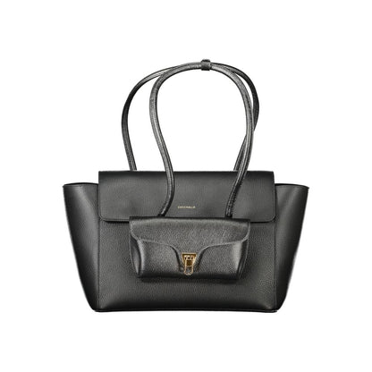 Black Leather Women Handbag