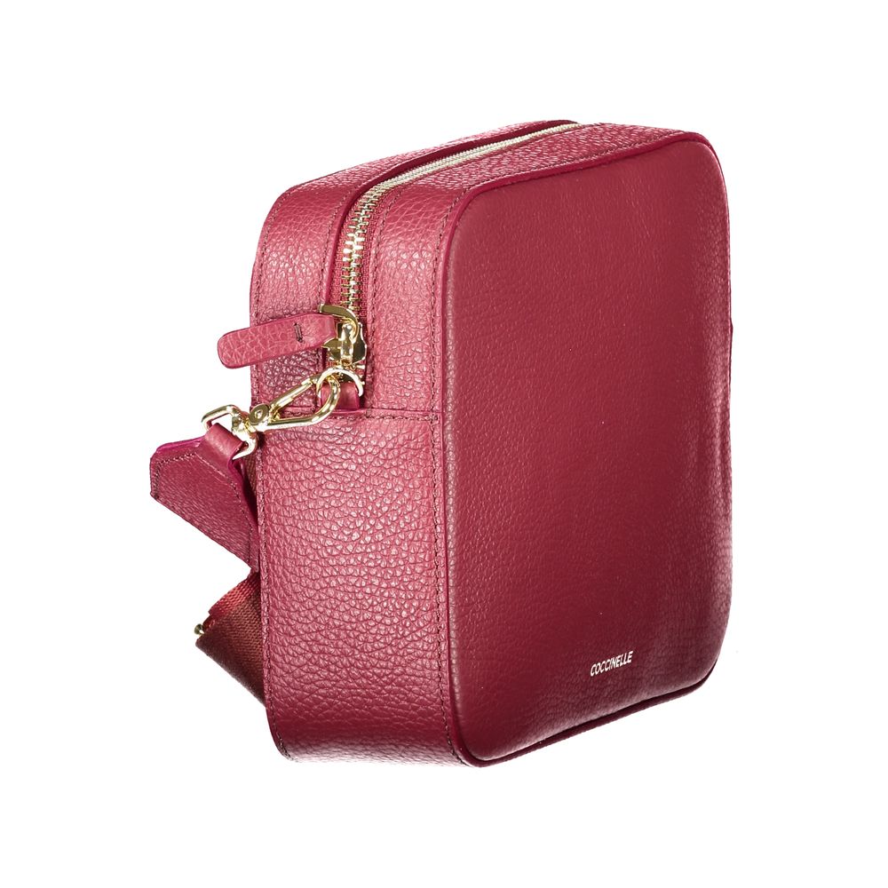 Red Leather Women Handbag