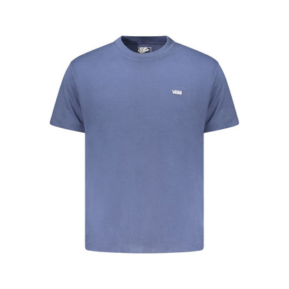 Blue Cotton Men T-Shirt