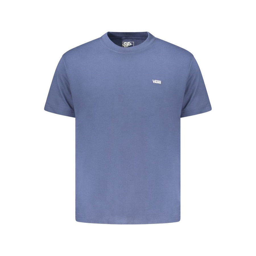 Blue Cotton Men T-Shirt