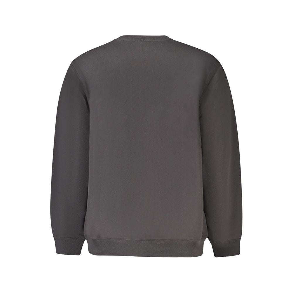 Black Cotton Men Sweater