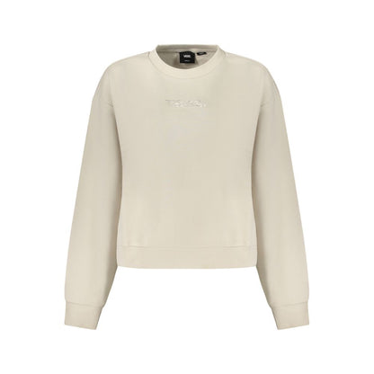 Beige Cotton Women Sweater