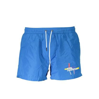 Azzurro Polyester Men's Swim Boxer