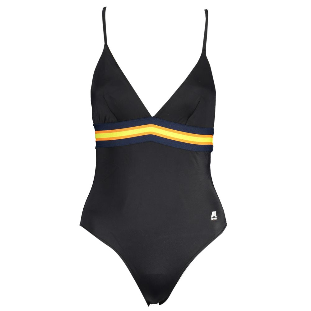 Black Elastane Swimwear