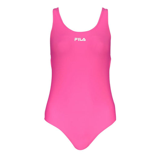 Pink Elastane Swimwear
