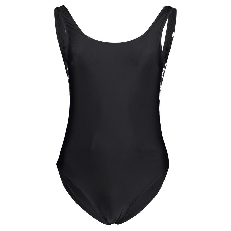 Black Elastane Swimwear