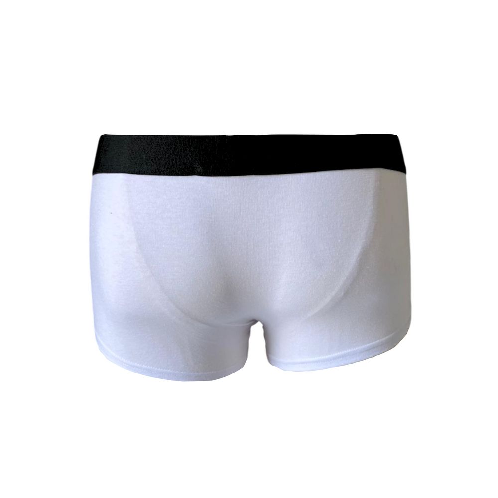 White Cotton Men's Boxer