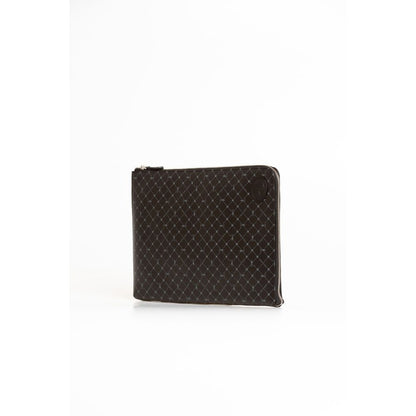 Black Leather Men Clutch