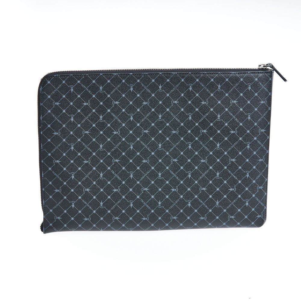 Black Leather Men Clutch