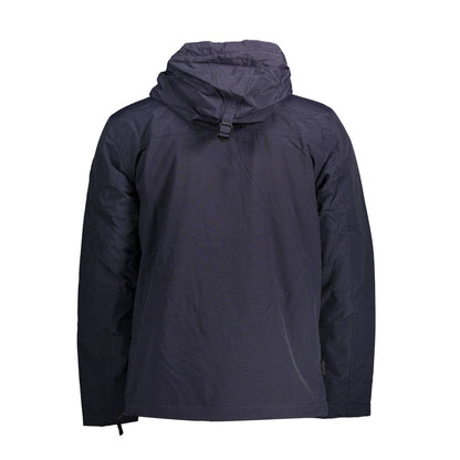 Blue Polyamide Jackets & Coat