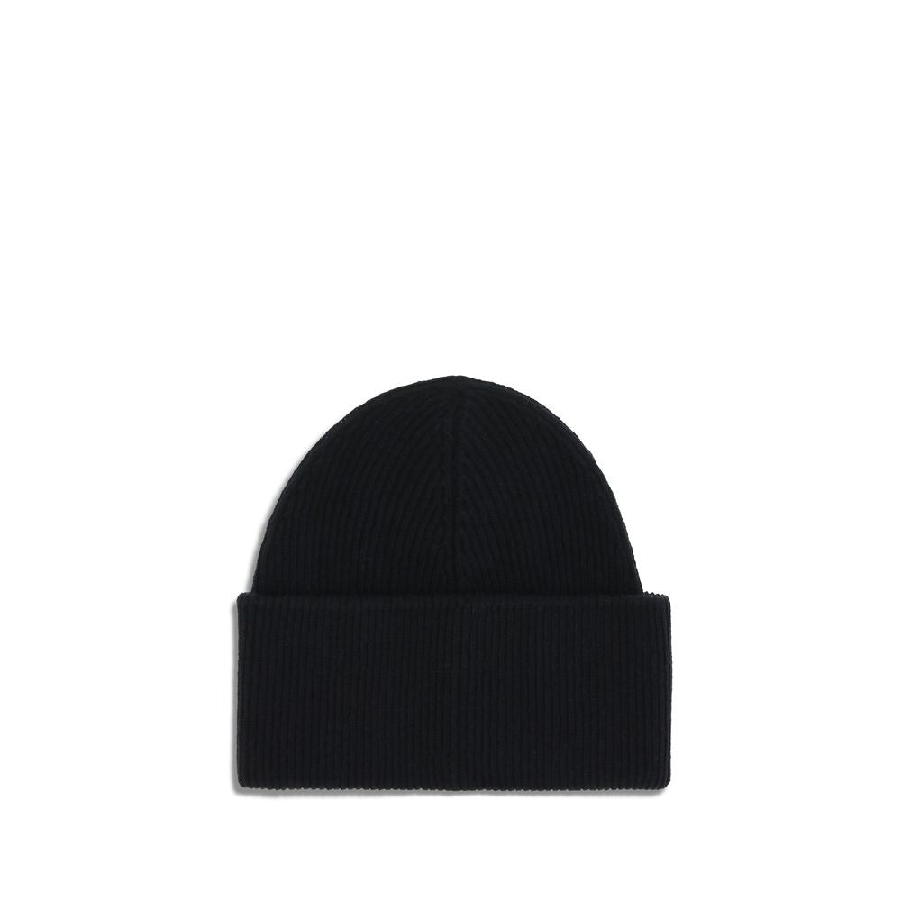 Black Wool Beanie