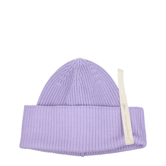 Purple Cotton Beanie