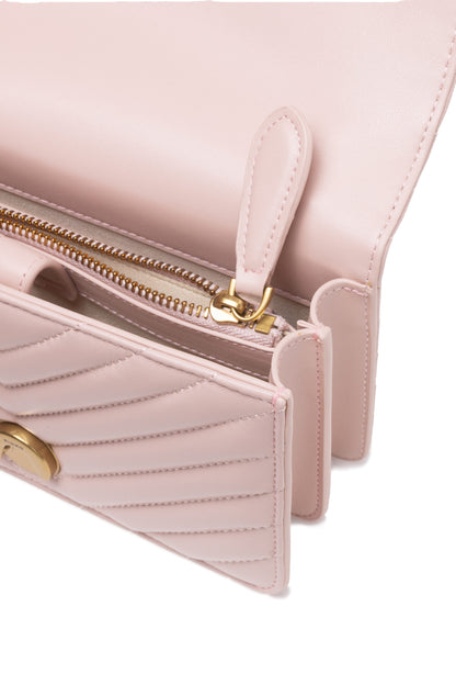 Powder Pink Love One Mini Shoulder Bag