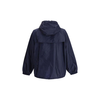 Blue Recycled Polyamide Shell Jacket