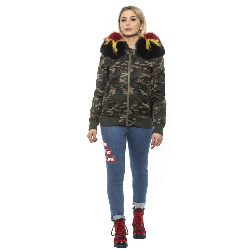 Army Polyamide Women Bomber Jacket