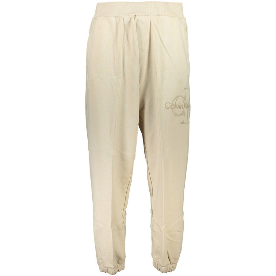 Beige Cotton Pant