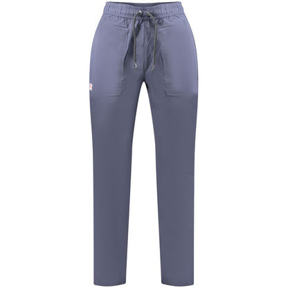 Blue Elastane Pant