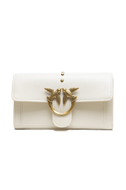 White Leather One Simply Love Mini Bag