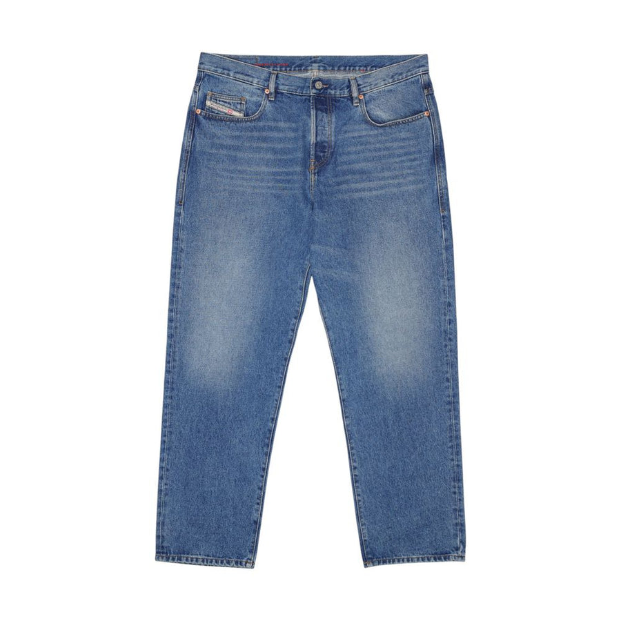 Blue Cotton Relaxed Fit Jeans