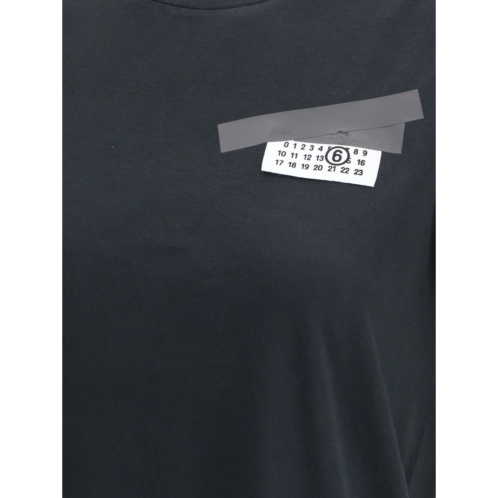 Black Cotton T-Shirt