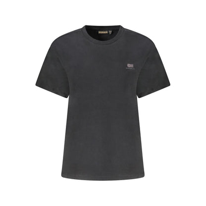 Black Cotton T-Shirt