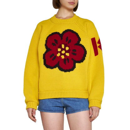 Yellow Cotton Sweatshirt