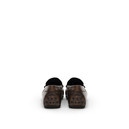 Brown Leather Moccassin