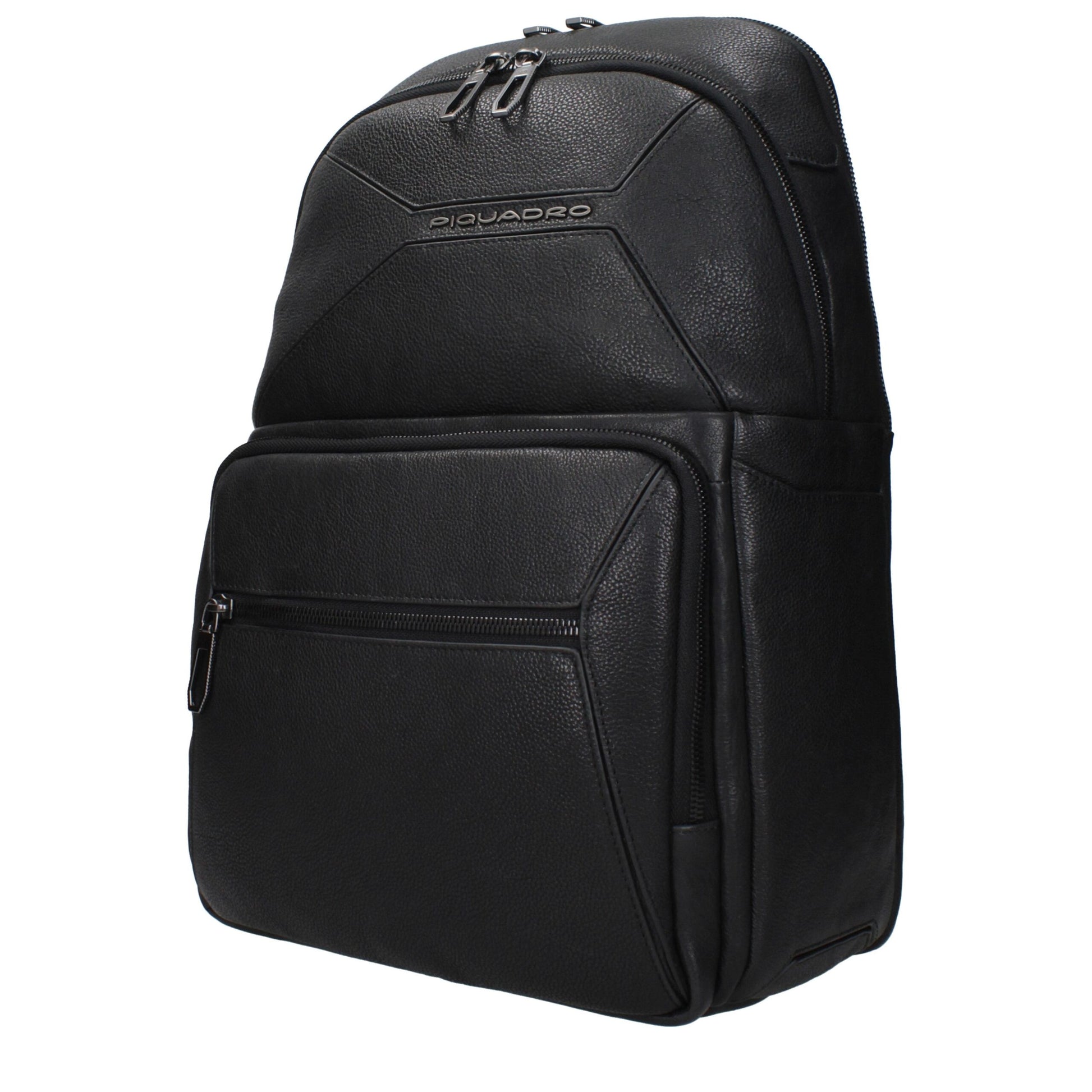 Black Leather Backpack