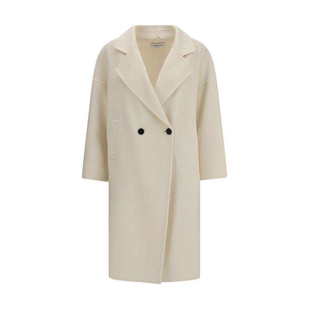 Cream Fleece Wool Coat