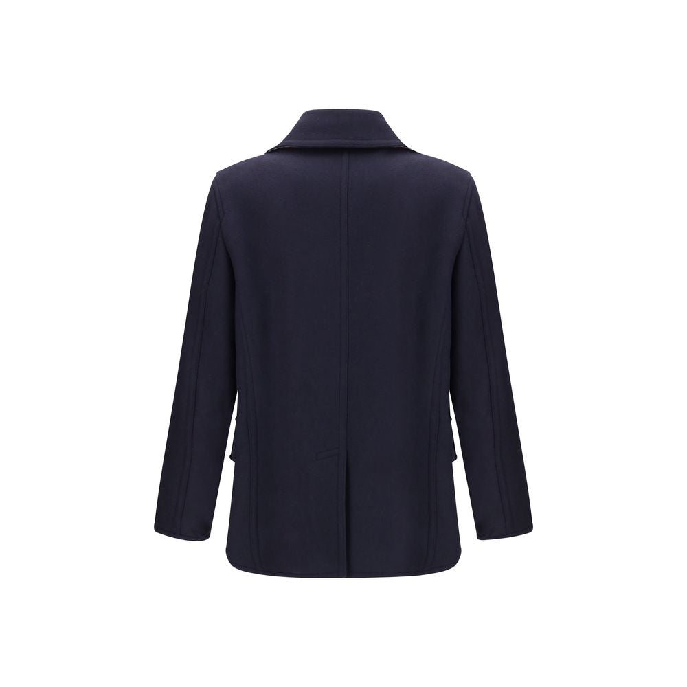 Blue Wool Coat