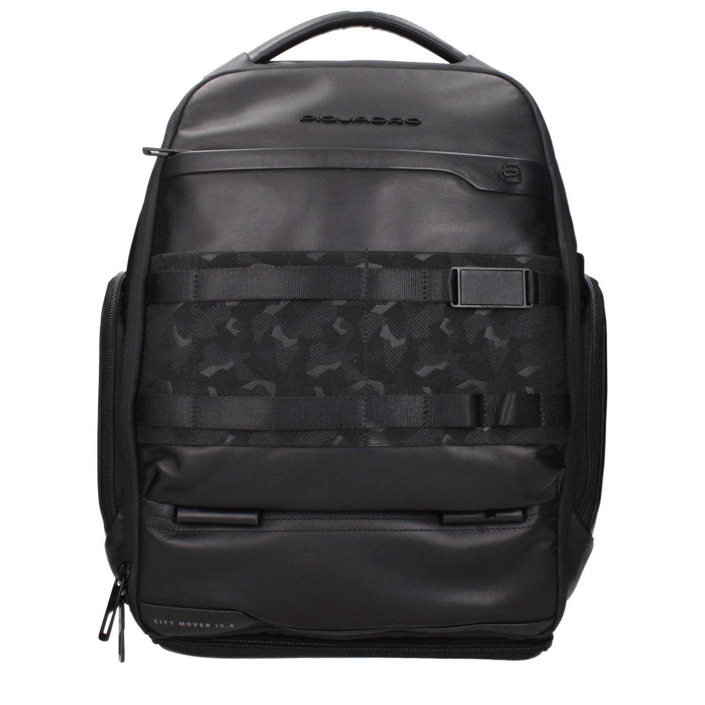 Black Leather Backpack