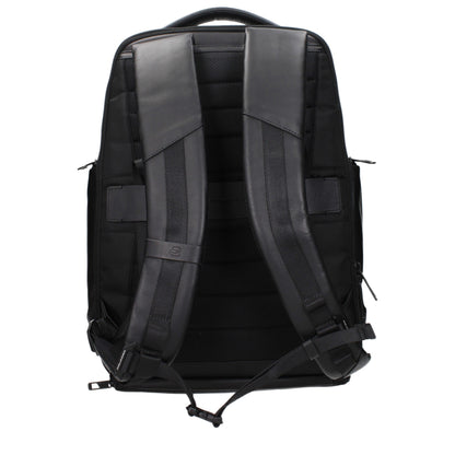 Black Leather Backpack