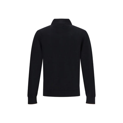 Black Wool Sweatshirt