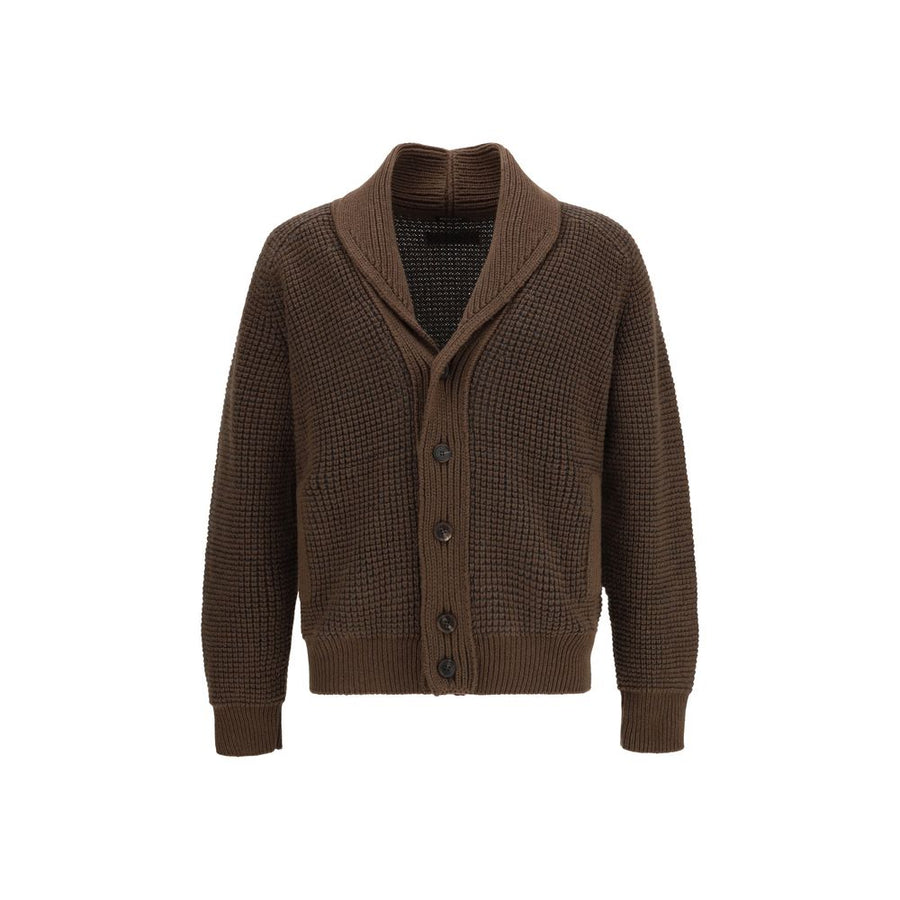 Brown Cashmere Cardigan