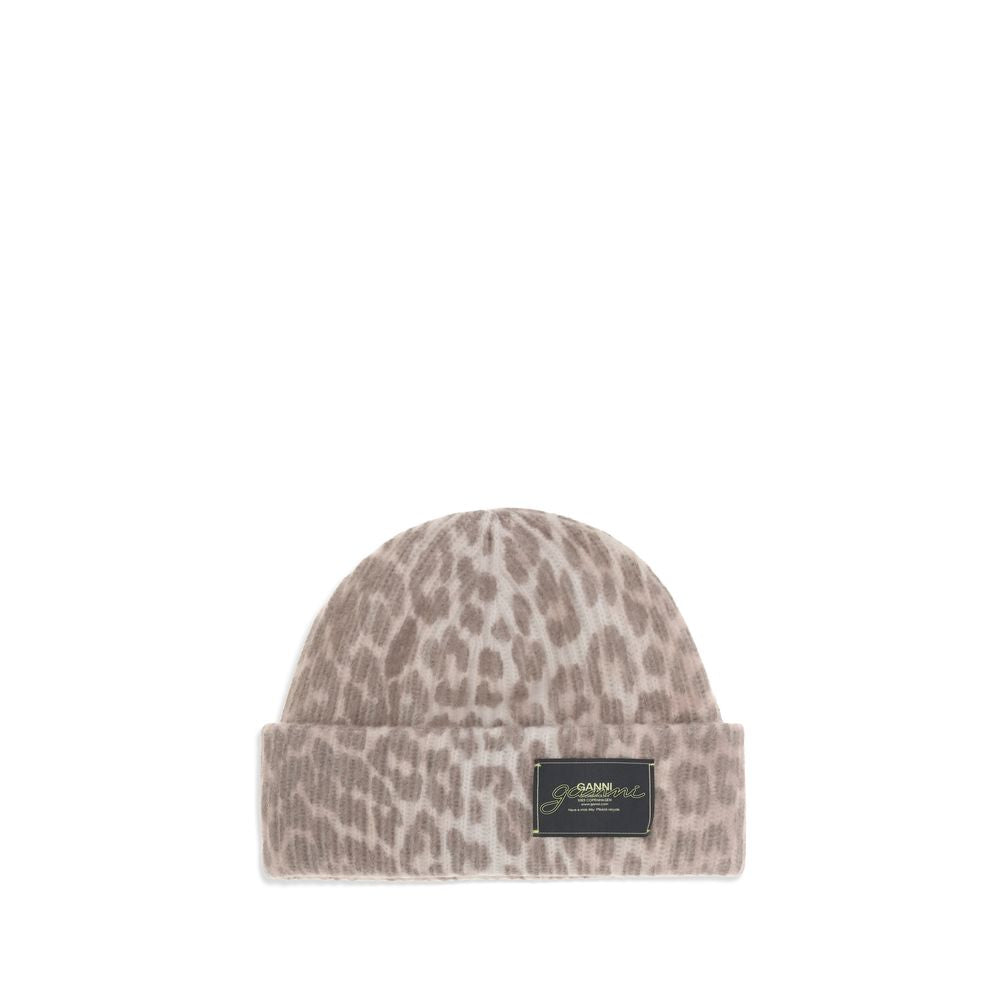 Beige Wool Beanie
