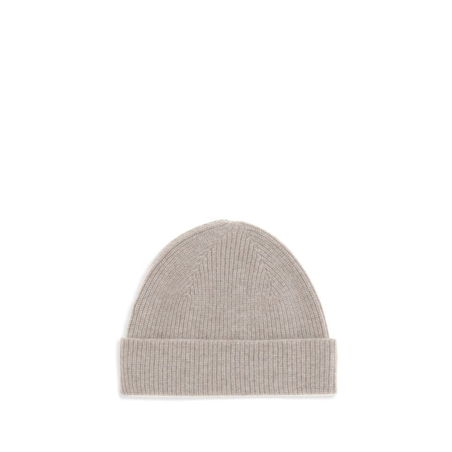 Beige Cashmere Beanie
