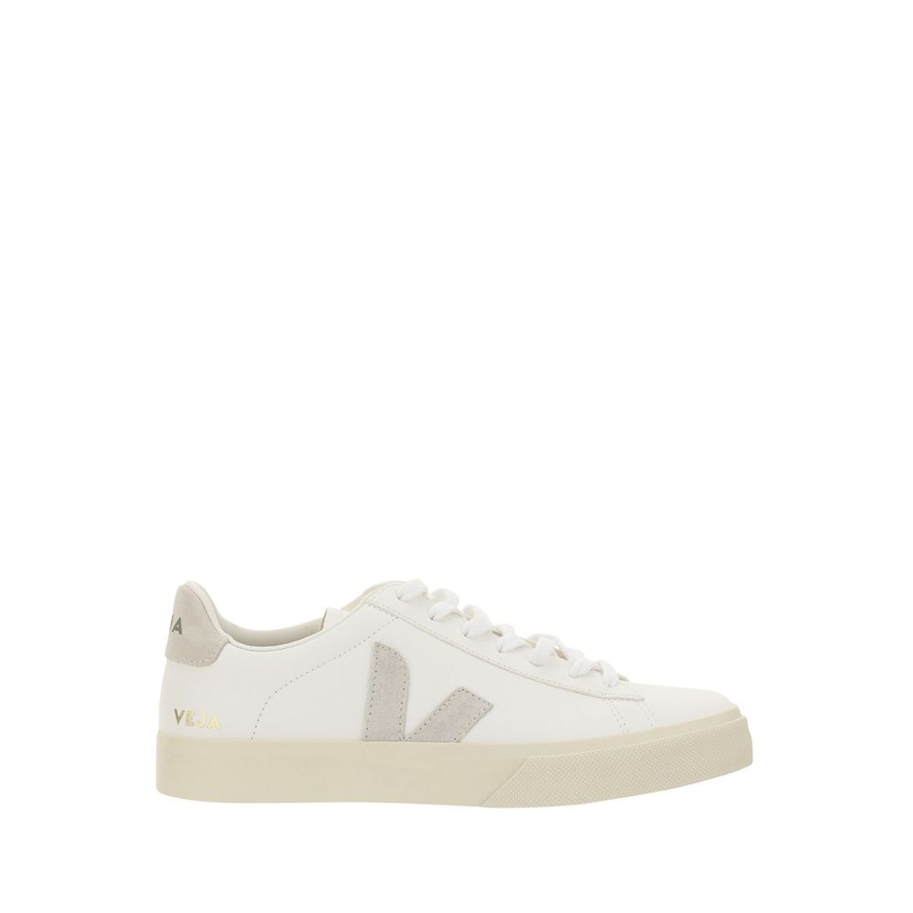 White Calf Leather Bos Taurus Low Top Sneakers